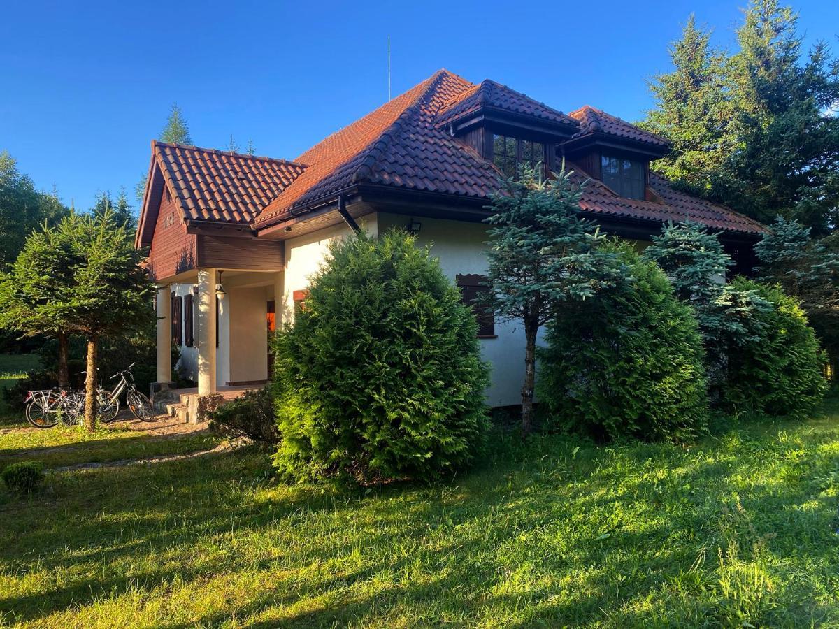 Szeroki Bor Oaza W Puszczy Z Sauna, Bania I Jacuzzi Exteriör bild