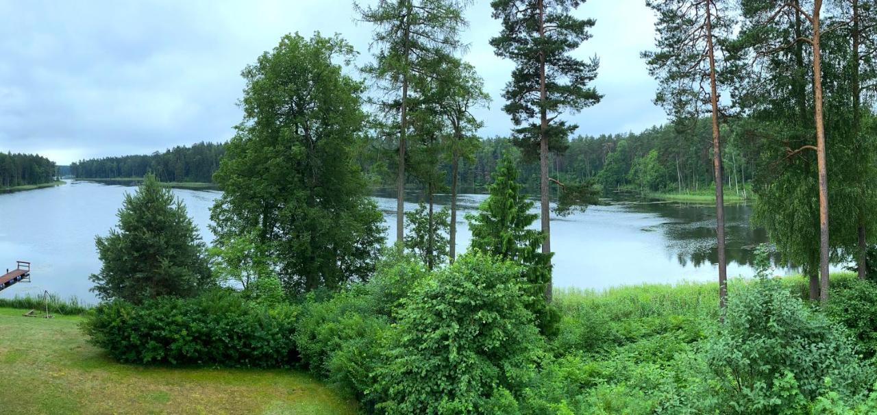 Szeroki Bor Oaza W Puszczy Z Sauna, Bania I Jacuzzi Exteriör bild