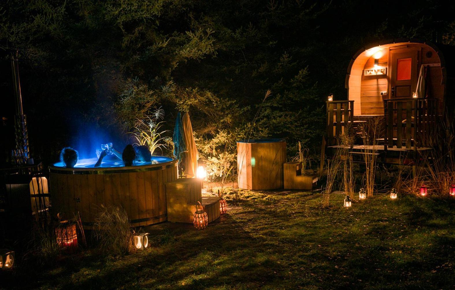 Szeroki Bor Oaza W Puszczy Z Sauna, Bania I Jacuzzi Exteriör bild
